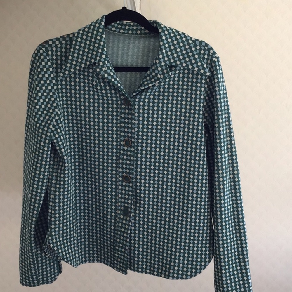VINTAGE Hand made OOAK 1970s jacket coat shirt